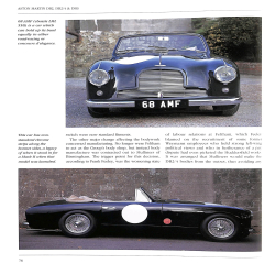 Aston Martin DB2, DB2/4 en DB3 in detail