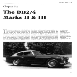 Aston Martin DB2, DB2/4 en DB3 in detail