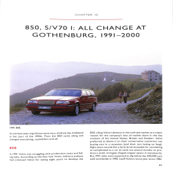 VOLVO MODEL BY MODEL