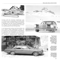 Mercedes Benz Strich-8 Modelle 200-280