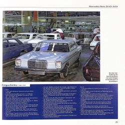 Mercedes Benz Strich-8 Modelle 200-280