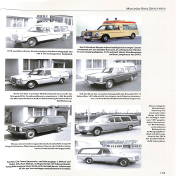 Mercedes Benz Strich-8 Modelle 200-280