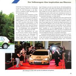 VW  Geschichte - Modelle - Technik