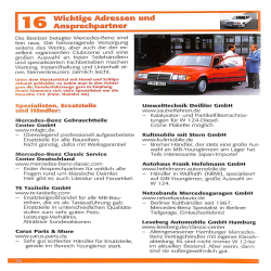 Mercedes Benz W 124 Alle Modelle von 1984-1997 - Limousine, Coupé, Cabrio & T-Modell