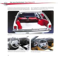 Die Opel Rekord Story - Von Olympia bis Omega
