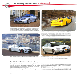 Die Opel Rekord Story - Von Olympia bis Omega