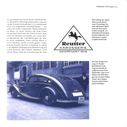 Porsche 356 MADE BY REUTTER