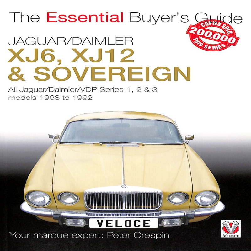 Jaguar/Daimler XJ6, XJ12 en Soeverein 1968 to 1992