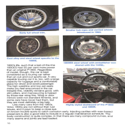 Volvo P1800/1800S, E & ES 1961 to 1973