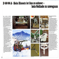 Deutz - Prospekte der 06er Baureihe