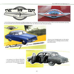Wartburg  Vom 311 zum 353   1956-1991