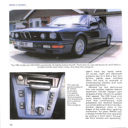 BMW Classic 5 Series 1972 to 2003