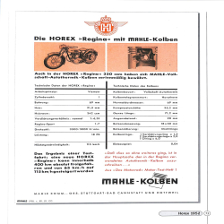 Horex Prospekte 1921-60