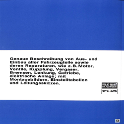 Reparaturanleitungen  NSU Prinz
