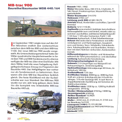 Das MB-trac Typenbuch